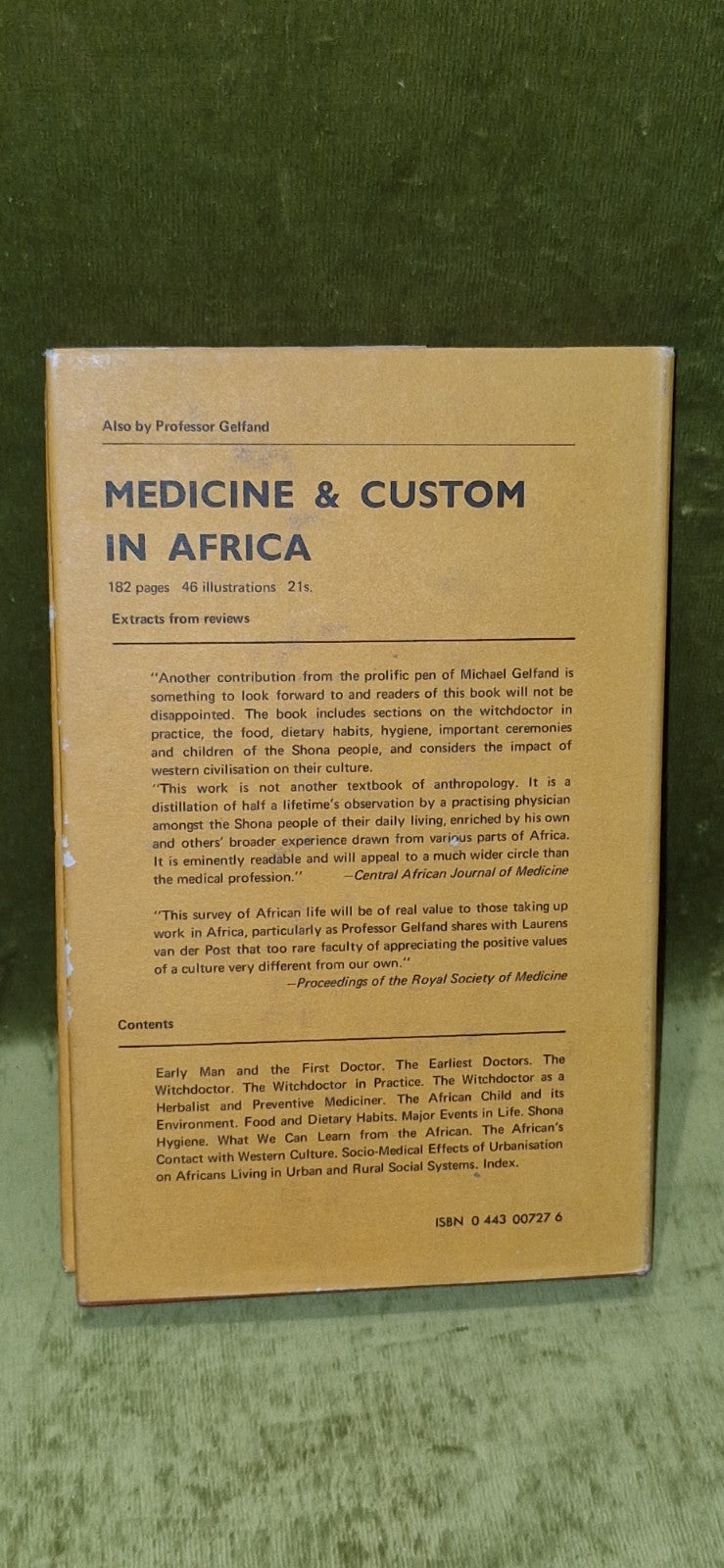Diet and Tradition in African Culture (1971) Michael Gelfland2