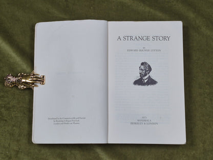 Edward Bulwer Lytton: A Strange Story 1973 Shambhala 1st Paperback3