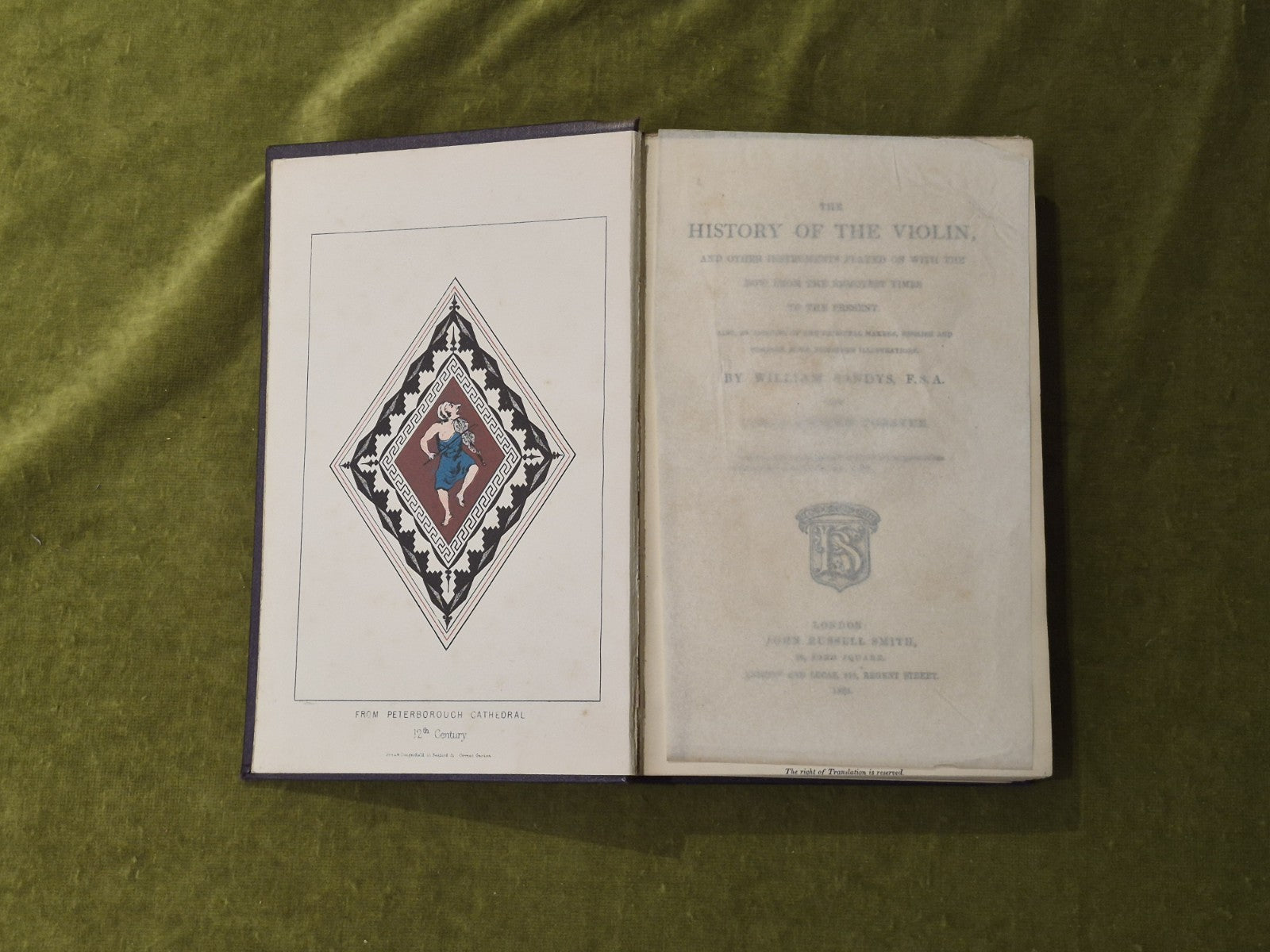 The History of the Violin and other Instruments - William Sandys , Simon Forster5