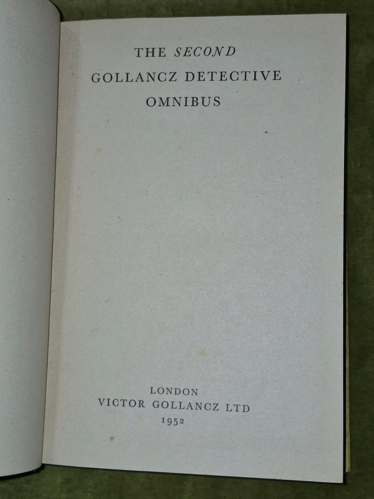The Second Gollancz Detective Omnibus (Various - 1952)3