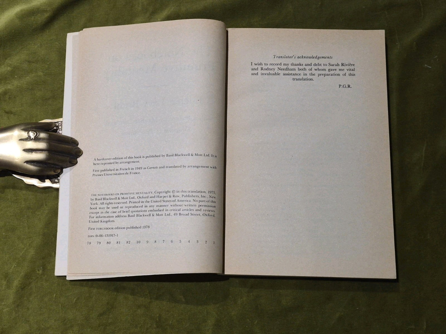 Notebooks on Primitive Mentality - Paperback, by Levy-Bruhl Lucien4