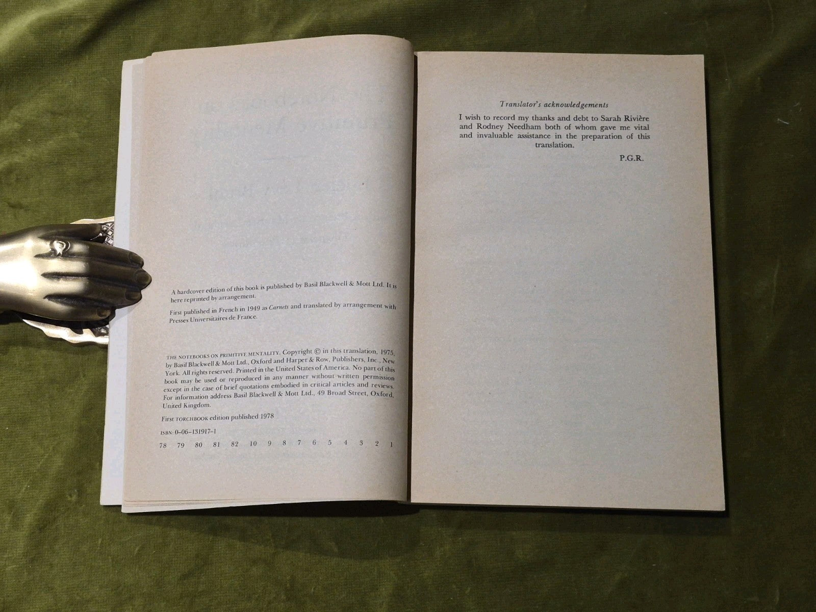 Notebooks on Primitive Mentality - Paperback, by Levy-Bruhl Lucien4