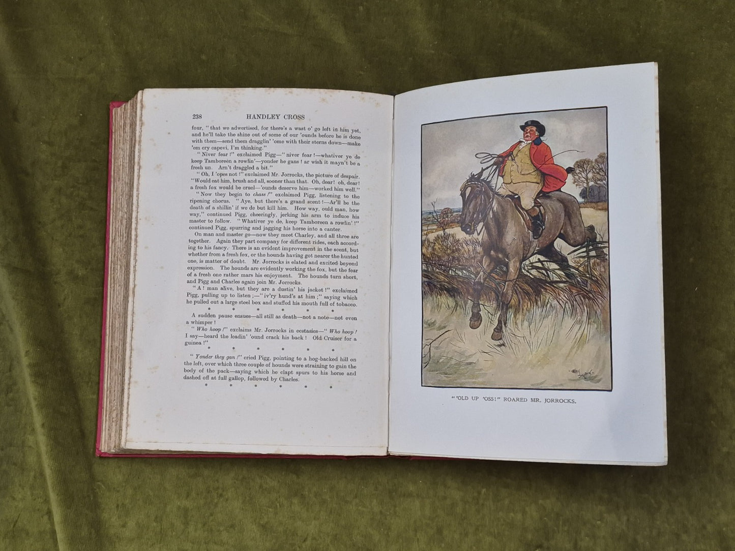 Handley Cross or Mr. Jorrocks's Hunt in 2 Vols - R S Surtrees , Edward Arnold6