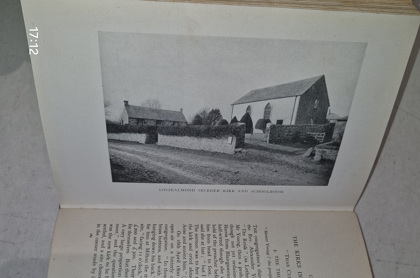 Logiealmond The Place And Its People By David M. Forrester. 1944 1st Edition.10