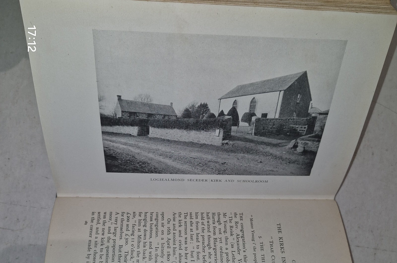 Logiealmond The Place And Its People By David M. Forrester. 1944 1st Edition.10