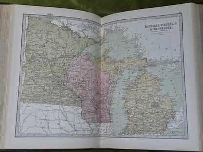 Zell's Descriptive Hand Atlas of The World (1875) John Bartholemew Ellwood Zell12