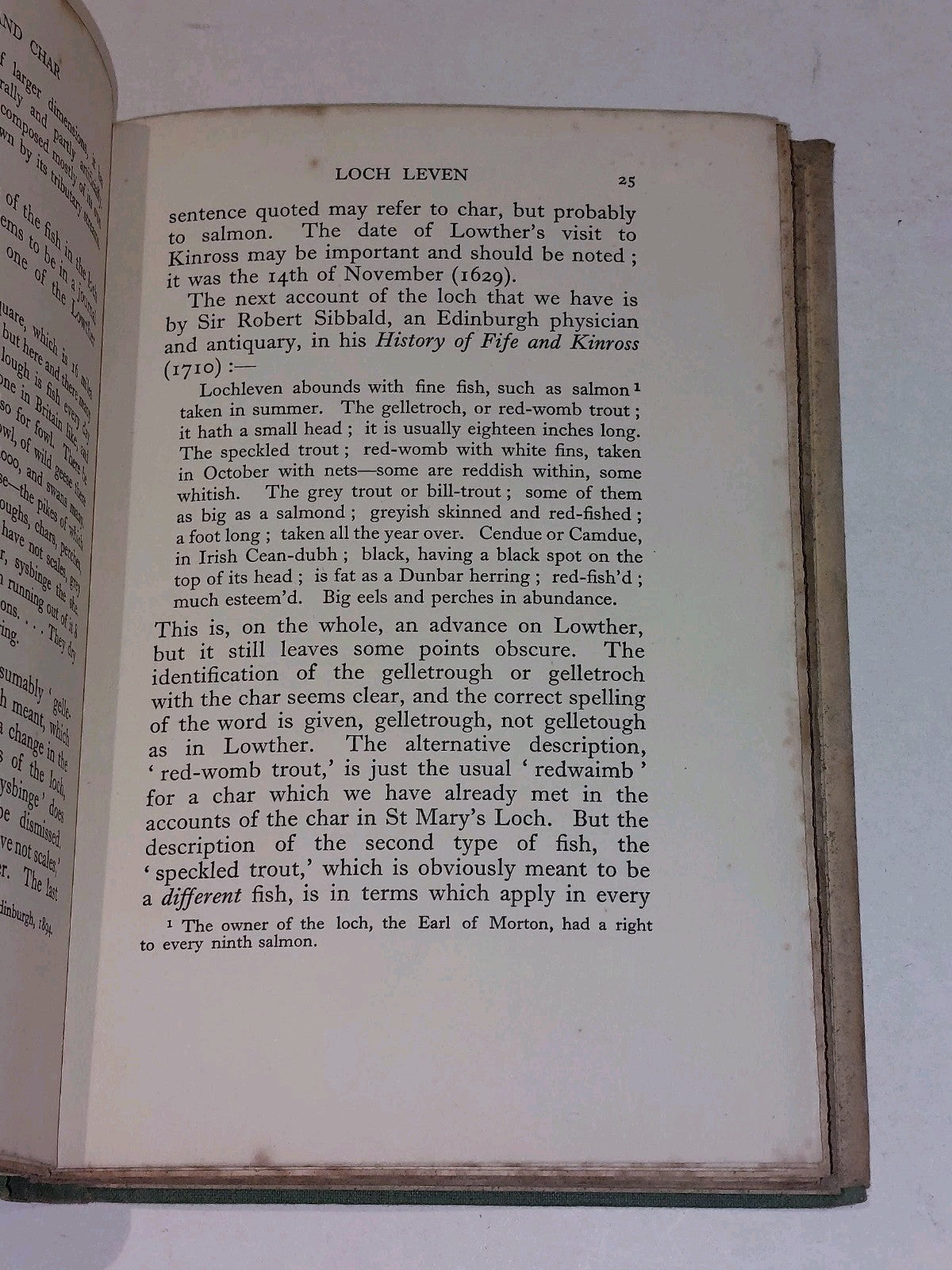 Ferox and Char In The Lochs of Scotland Part One - R. P. Hardie (1940) 1st Ed Hb5
