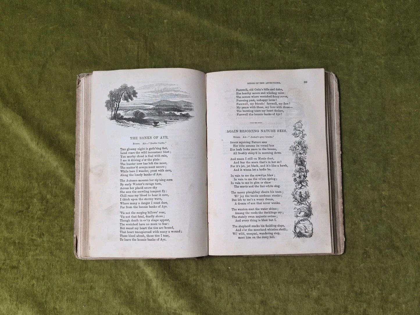 The Illustrated Book of Scottish Songs - Nathaniel Cooke 2nd Ed HB 18547