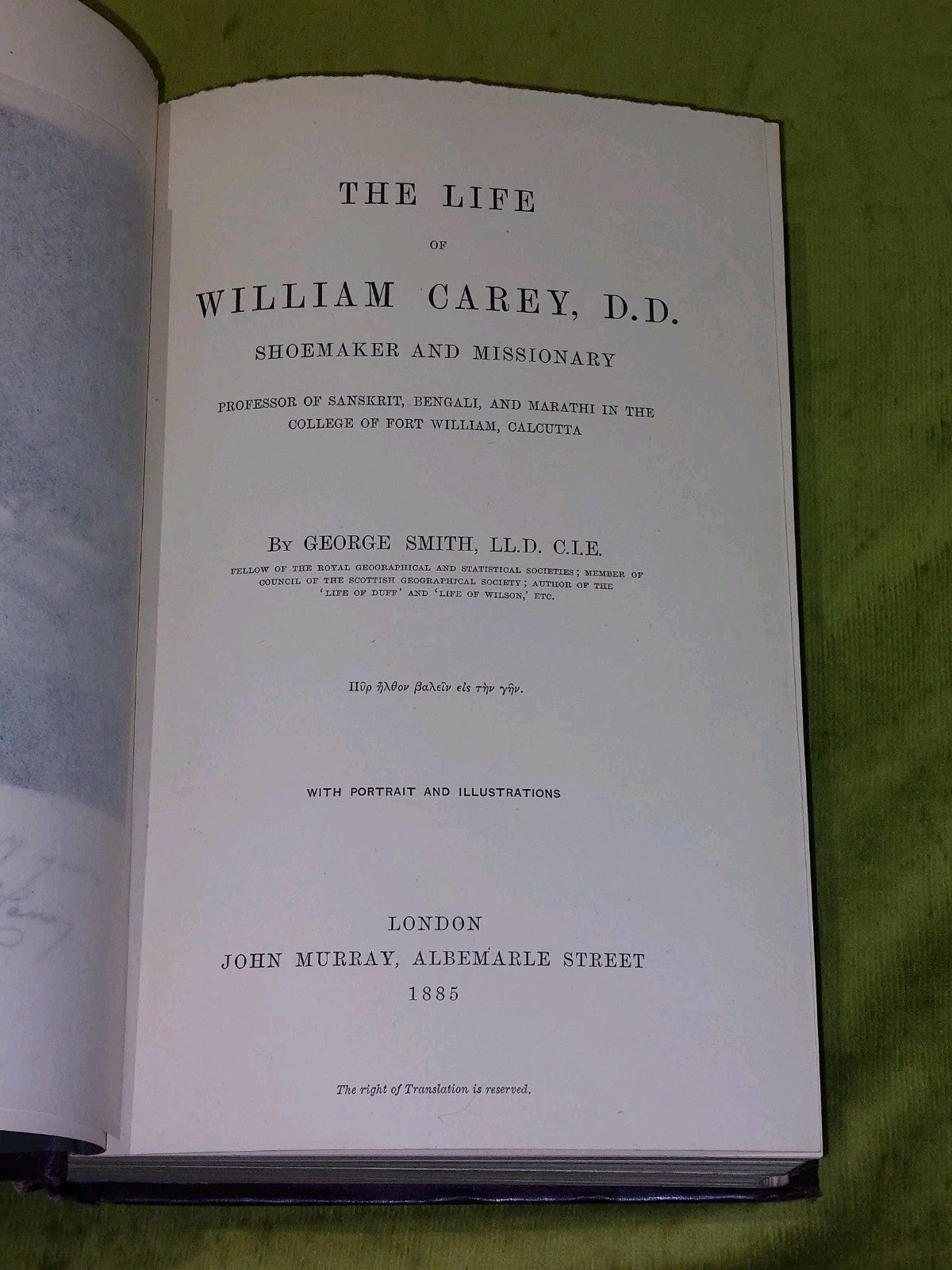 The Life of William Carey : shoemaker and missionary (1885) [John Murray] book2