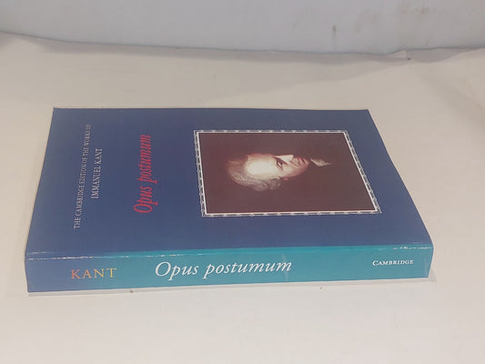 Opus Postumum : Cambridge Edition Of Works By Immanuel Kant (1998) Pb Book1