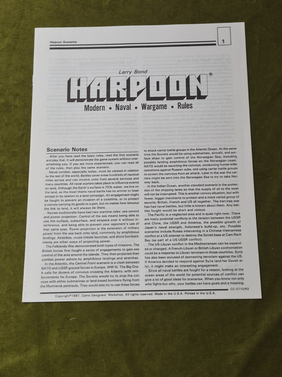 HARPOON - Modern Naval Wargame  GDW with add-ons7