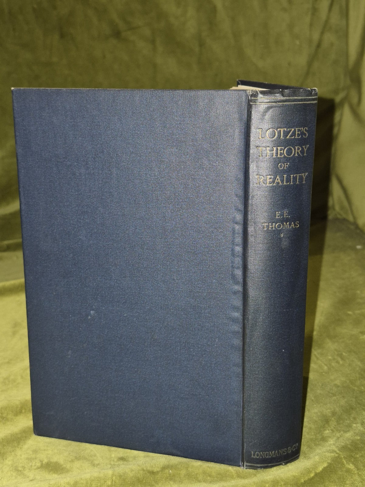 Lotze's Theory of Reality (1921) Thomas1