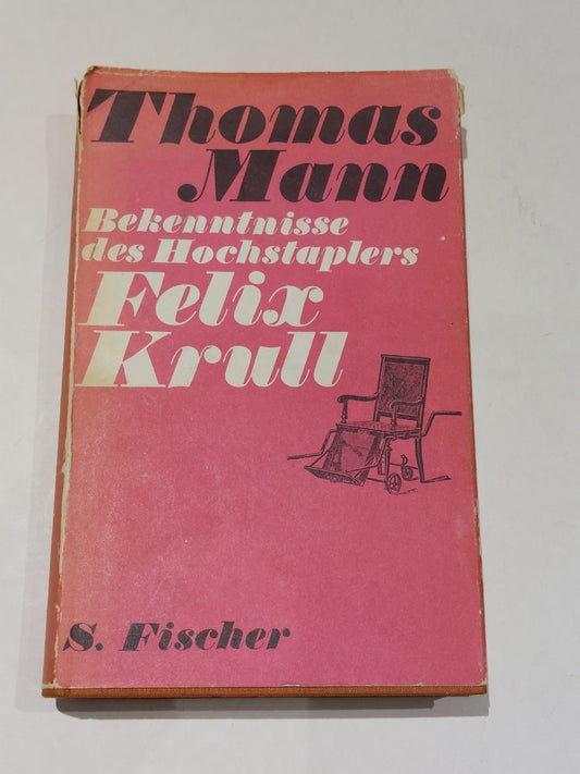 Confessions of Felix Krull By Thomas Mann. 1967 1st Ed In Germany0