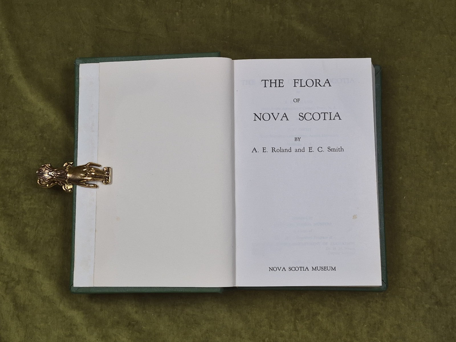 The Flora of Nova Scotia - A E Roland & E C Smith , N S Museum 1969 1st Ed HB4