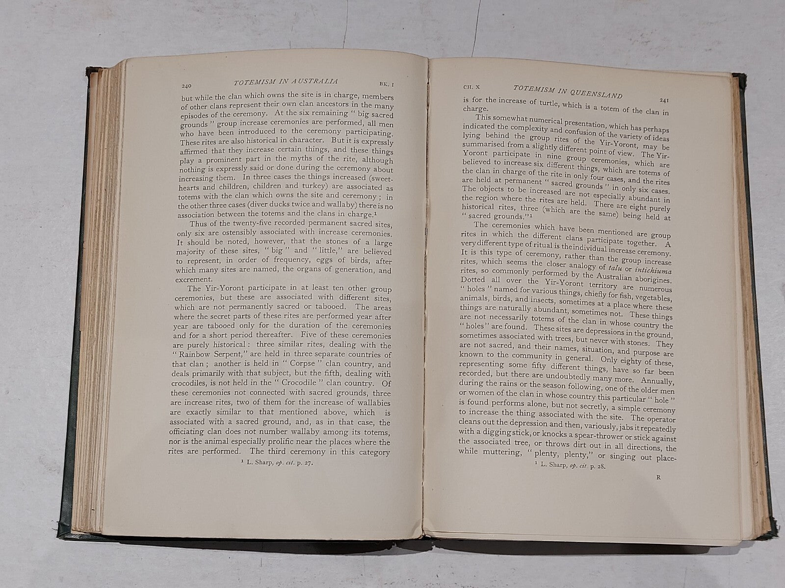 James George Frazer Totemica, Supplement To Totemism And Exogamy, Macmillan 19374