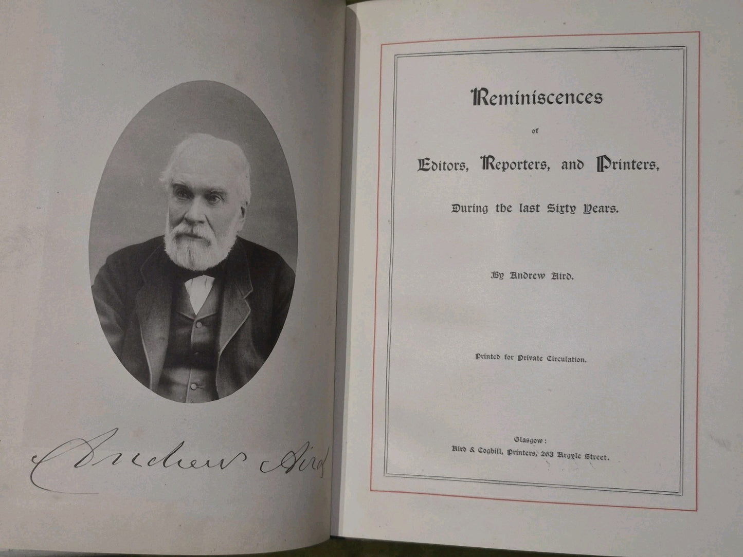 Printers and Printing in Glasgow 1830–1890 by Andrew Bird 18904
