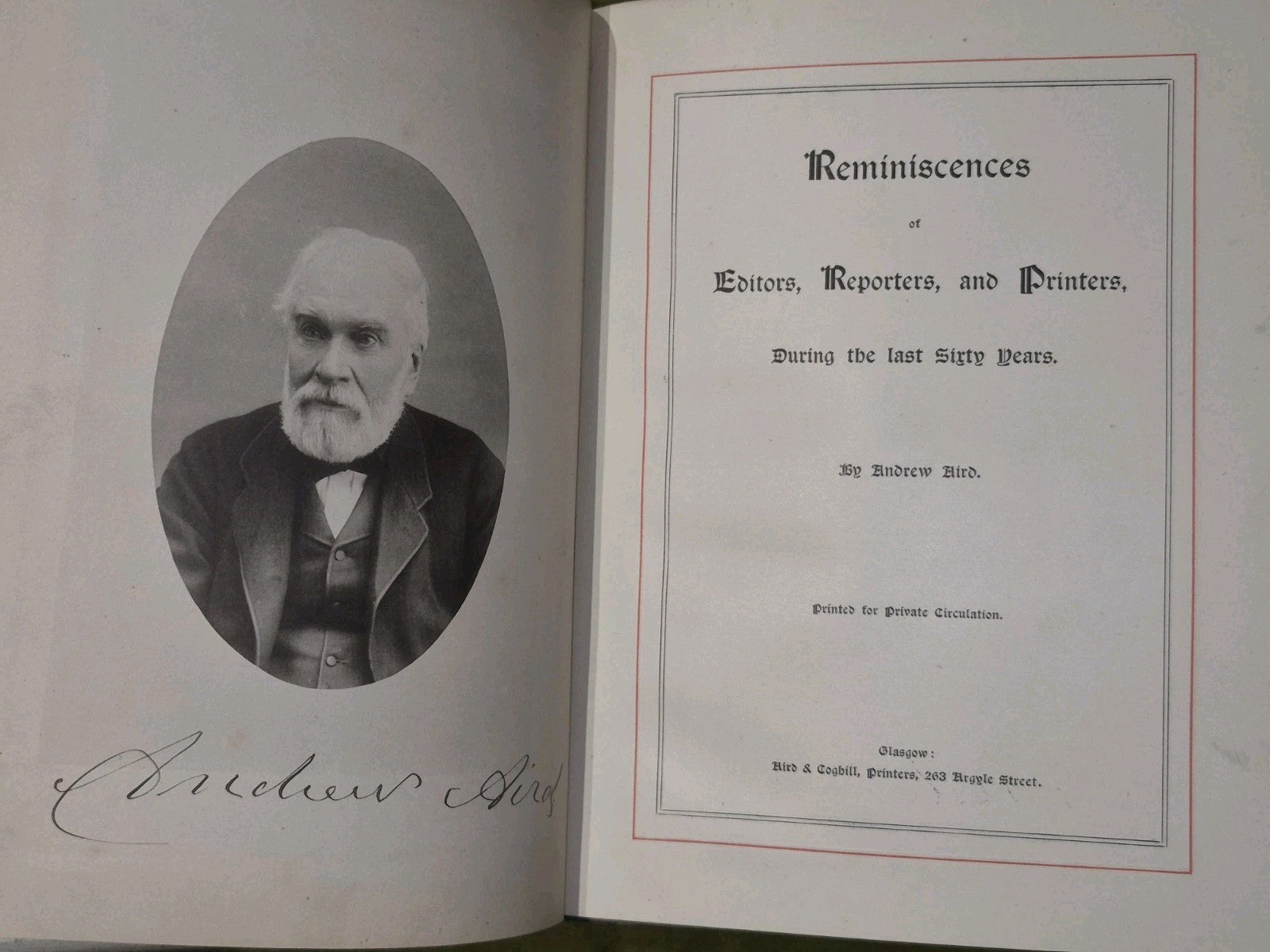 Printers and Printing in Glasgow 1830–1890 by Andrew Bird 18904