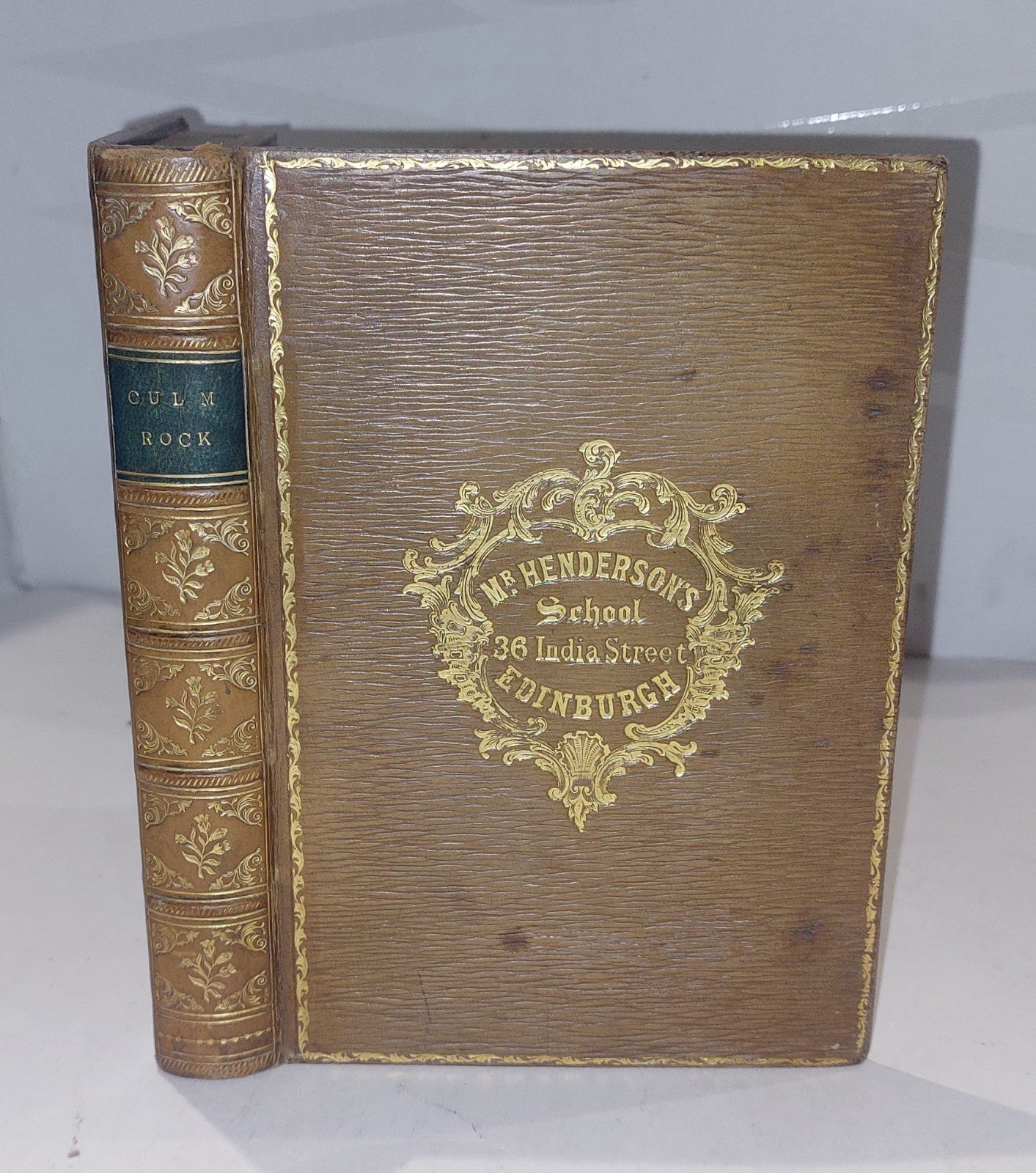 Culm Rock by I. Bradley Beautifully Bound 1882 19th Century Book For Boys0