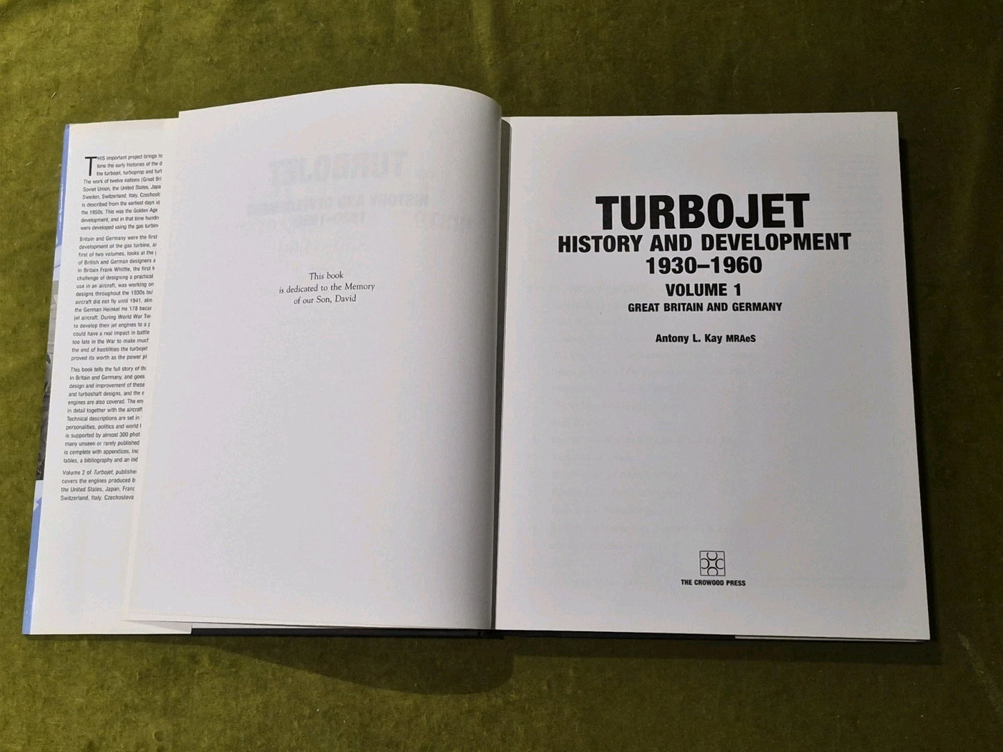 Turbojet History and Development Vols. 1 & 2 - Anthony L Kay , Crowood 20072