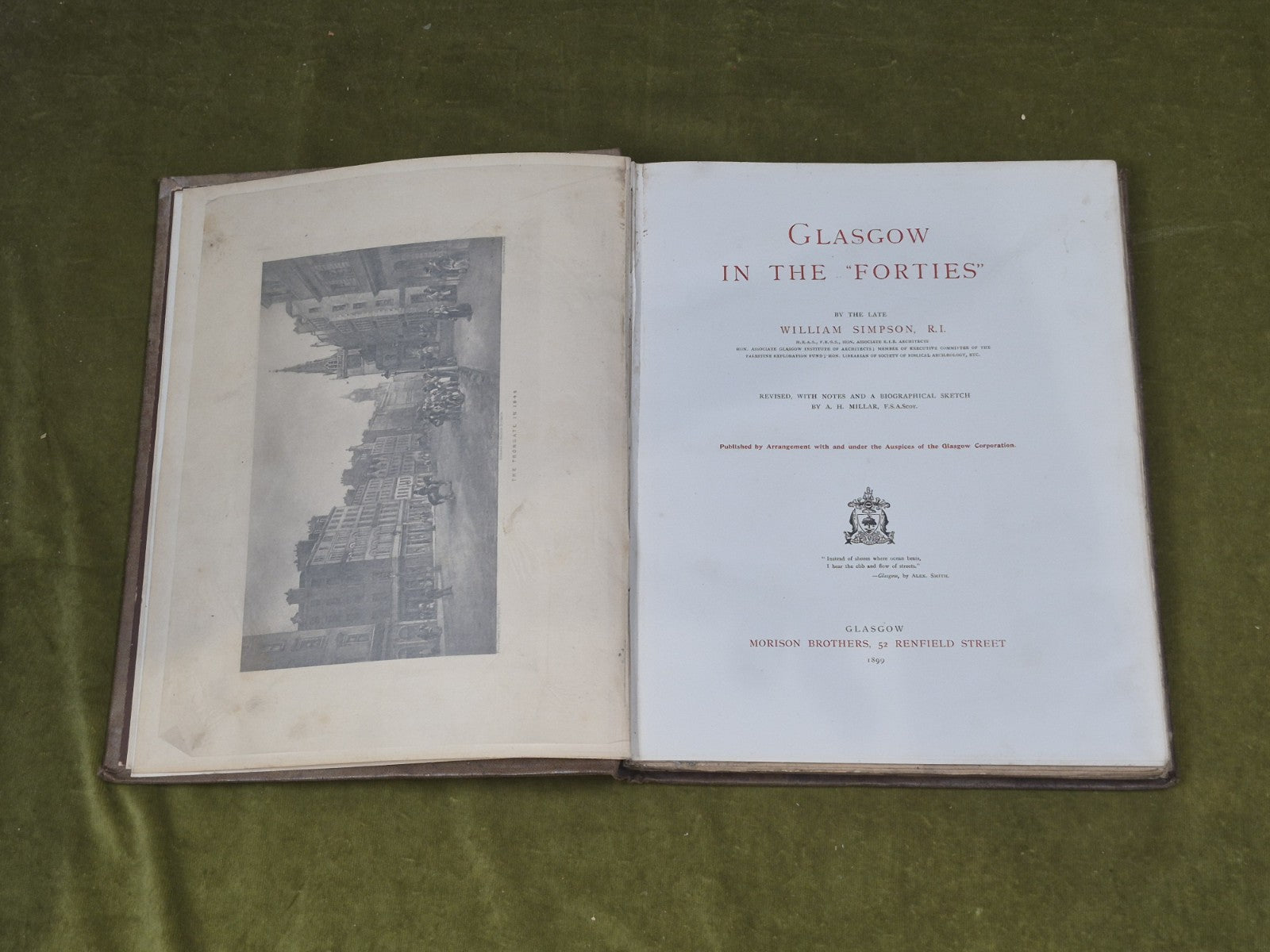 Glasgow in the Forties - William Simpson , Morison Brothers 1899 6