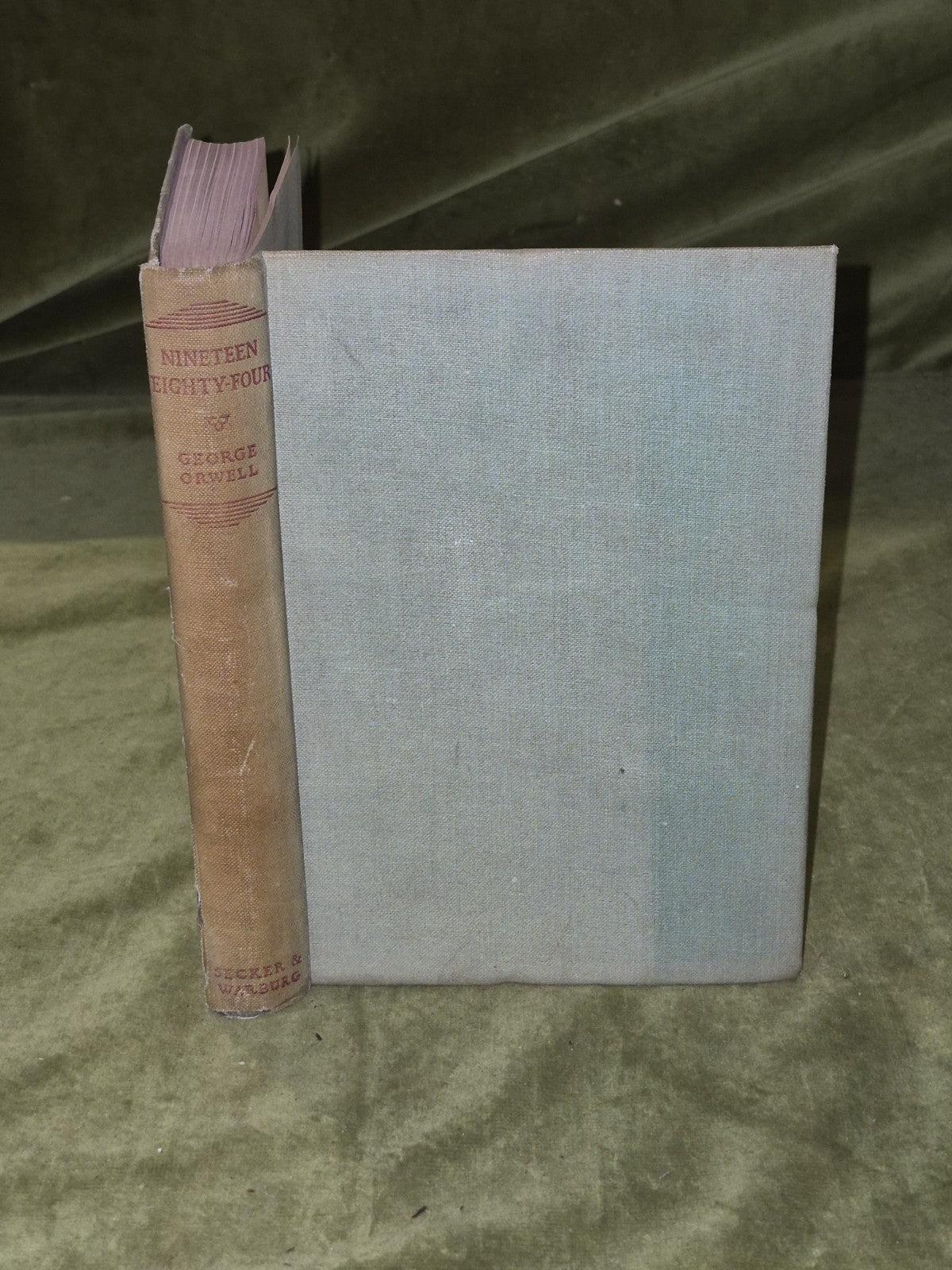 Nineteen Eighty-Four George Orwell , Secker & Warburg London 1st 1949 HB0