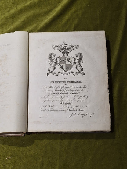 The Crawfurd Peerage: With Other Original Genealogical, Historical, And Biograph1