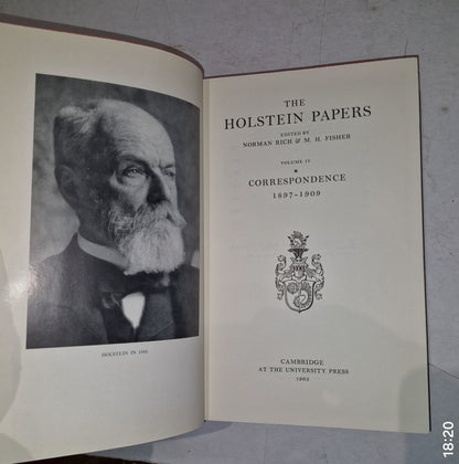 The Holstein Papers Volume IV (Norman Rich & M. H. Fisher  1963) Vol. 44