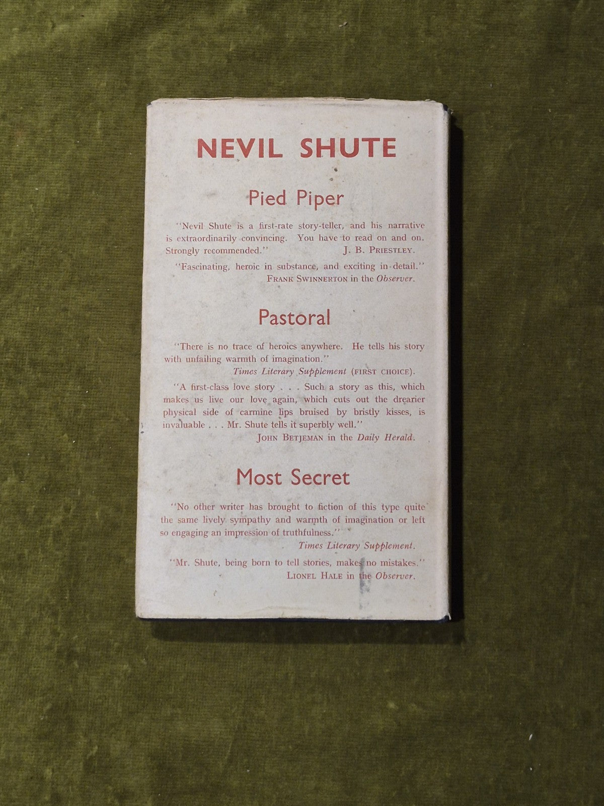 Vinland the Good - Nevil Shute, Heinemann 1946 1st HB DJ1