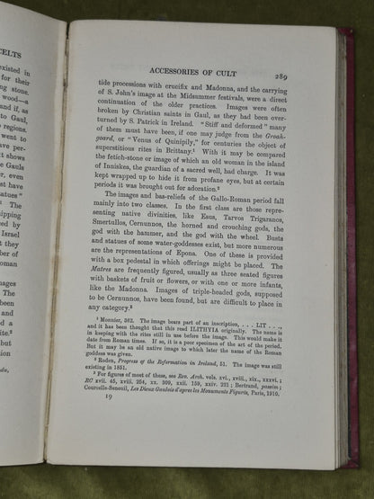 The Religion of The Ancient Celts  J A MacCulloch T & T Clark 19116