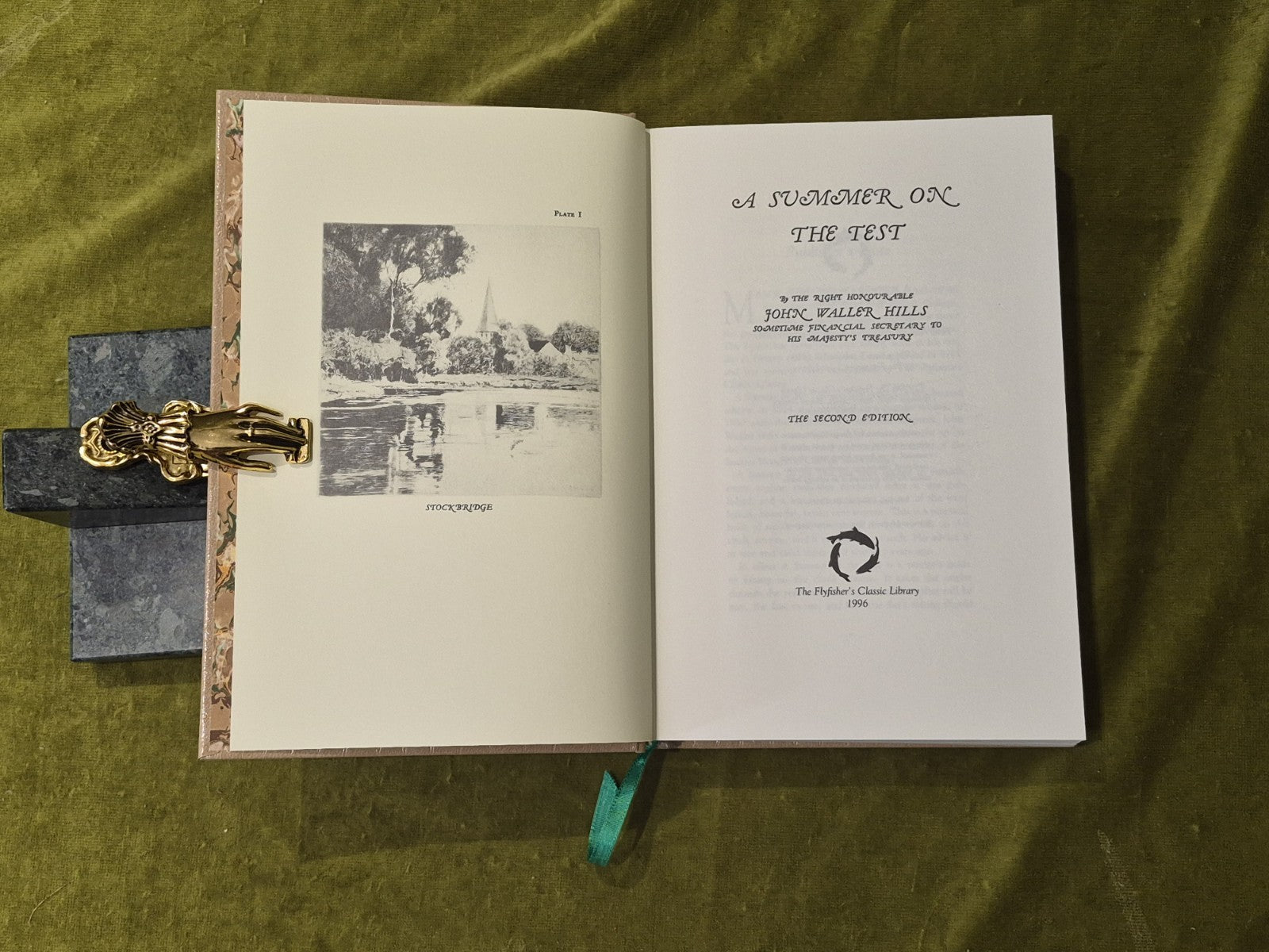 A Summer on the Test, John Waller Hills, 1996 Flyfishers Limited Edition4