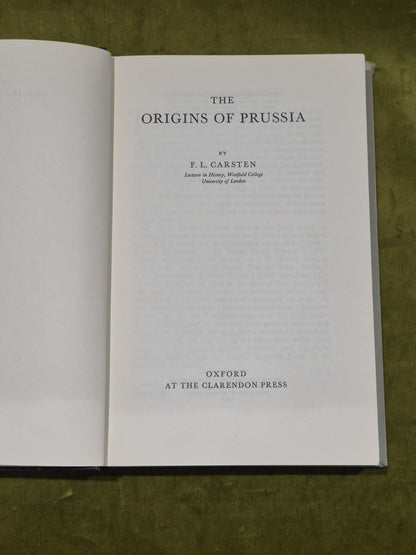 The Origins of Prussia, F L Carsten, 1958 Hardback4
