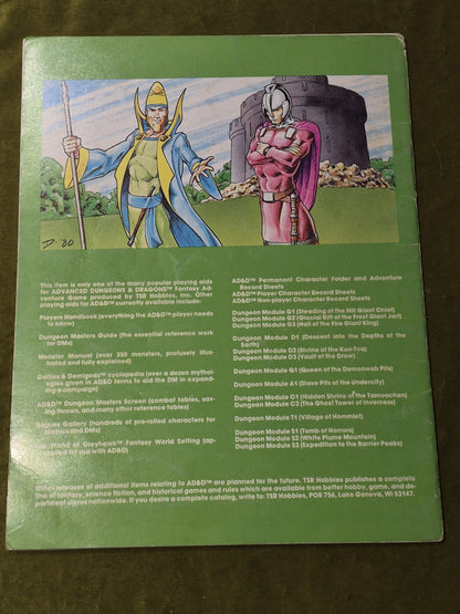 TSR AD&D Original 1981 Dungeon Module T1 The Village of Hommlet 90261