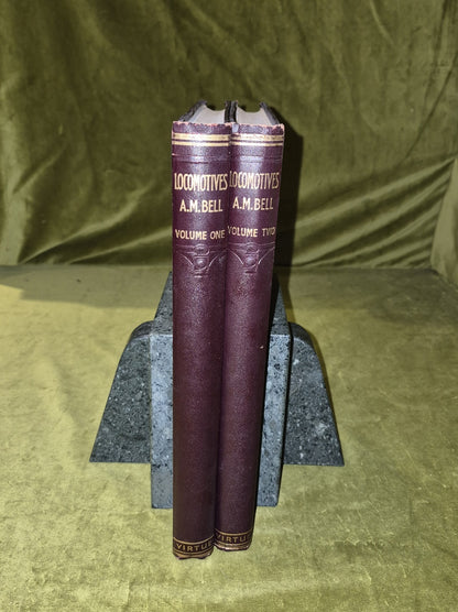 Locomotives by A Morton Bell, 6th edition 1948, Virtue & Company, in 2 volumes0