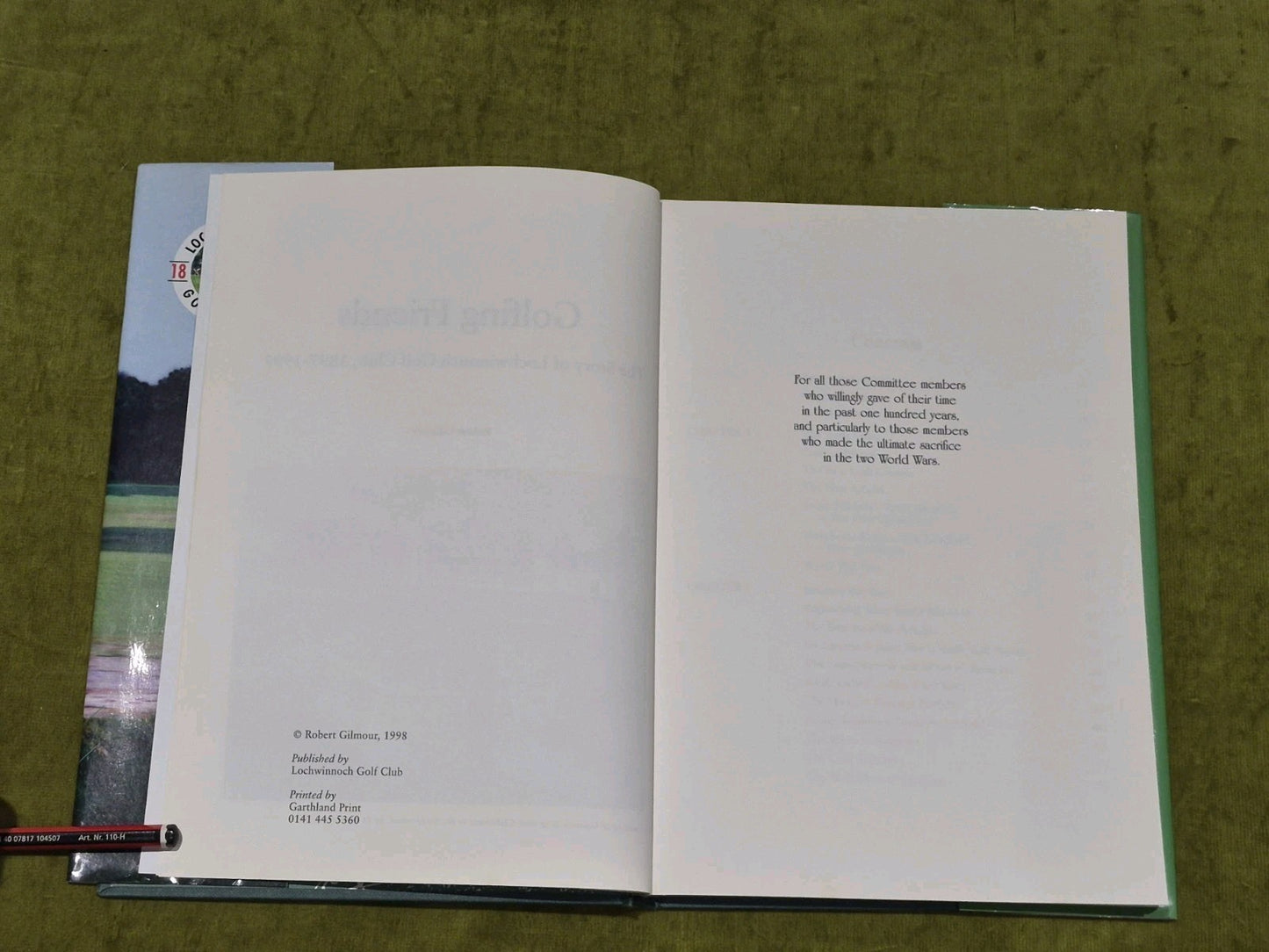 Golfing Friends: the story of Lochwinnoch Golf Club 1897-1997 Robert Gilmour5