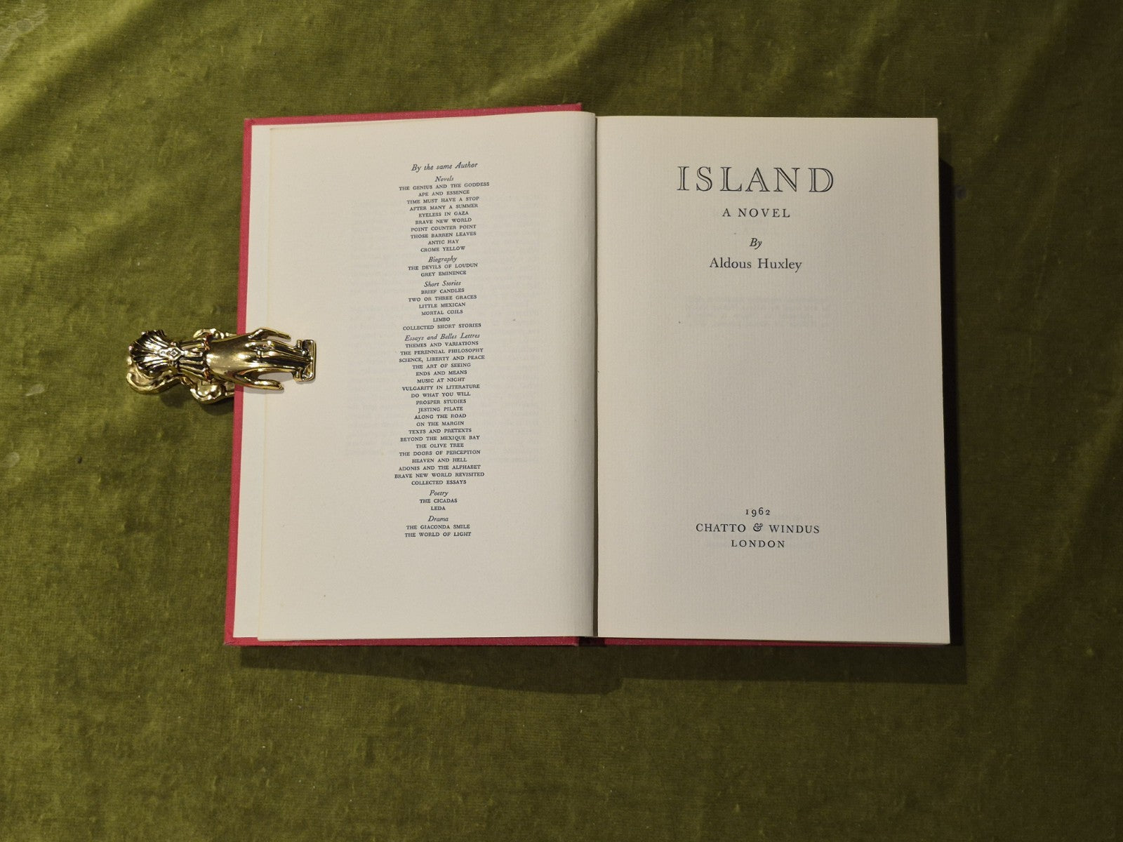 Aldous Huxley - Island - FIRST EDITION 19623