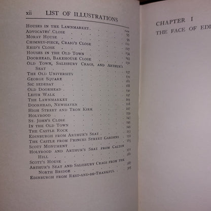 1913 2nd EDITION EDINBURGH REVISITED JAMES BONE & HANSLIP FLETCHER HARD COVER VG14