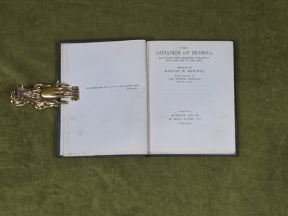 Imitation of Buddha - Ernest M Bowden , Methuen 1905 mini 5th Edition HB3