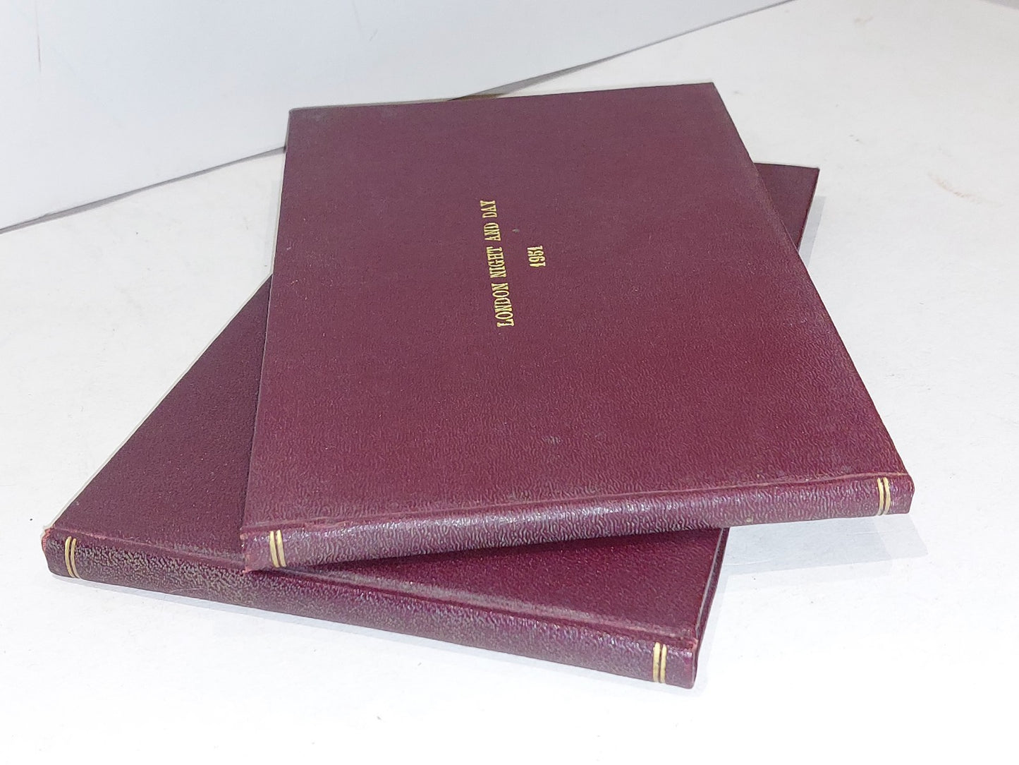 London Night And Day by Osbert Lancaster (1951 and 1952) Rebound In Leather2
