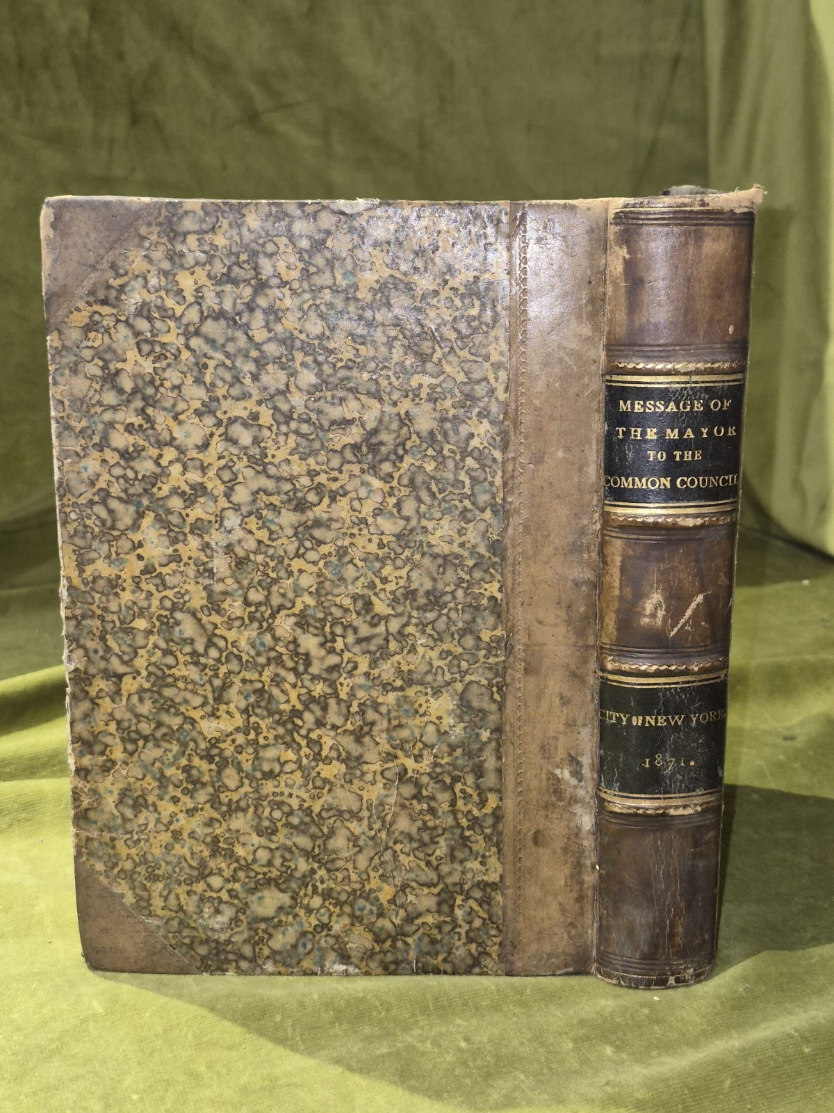 Message of the Mayor to the Common Council of the City of New York 18711