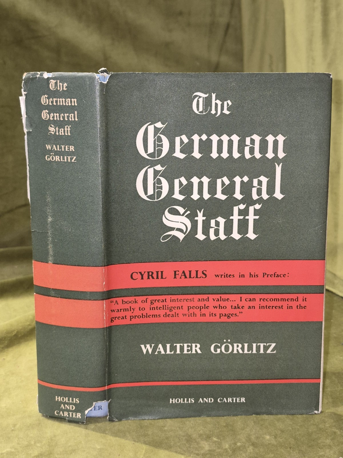 WALTER GORITZ The German General Staff - 1st ed 1953 DJ0