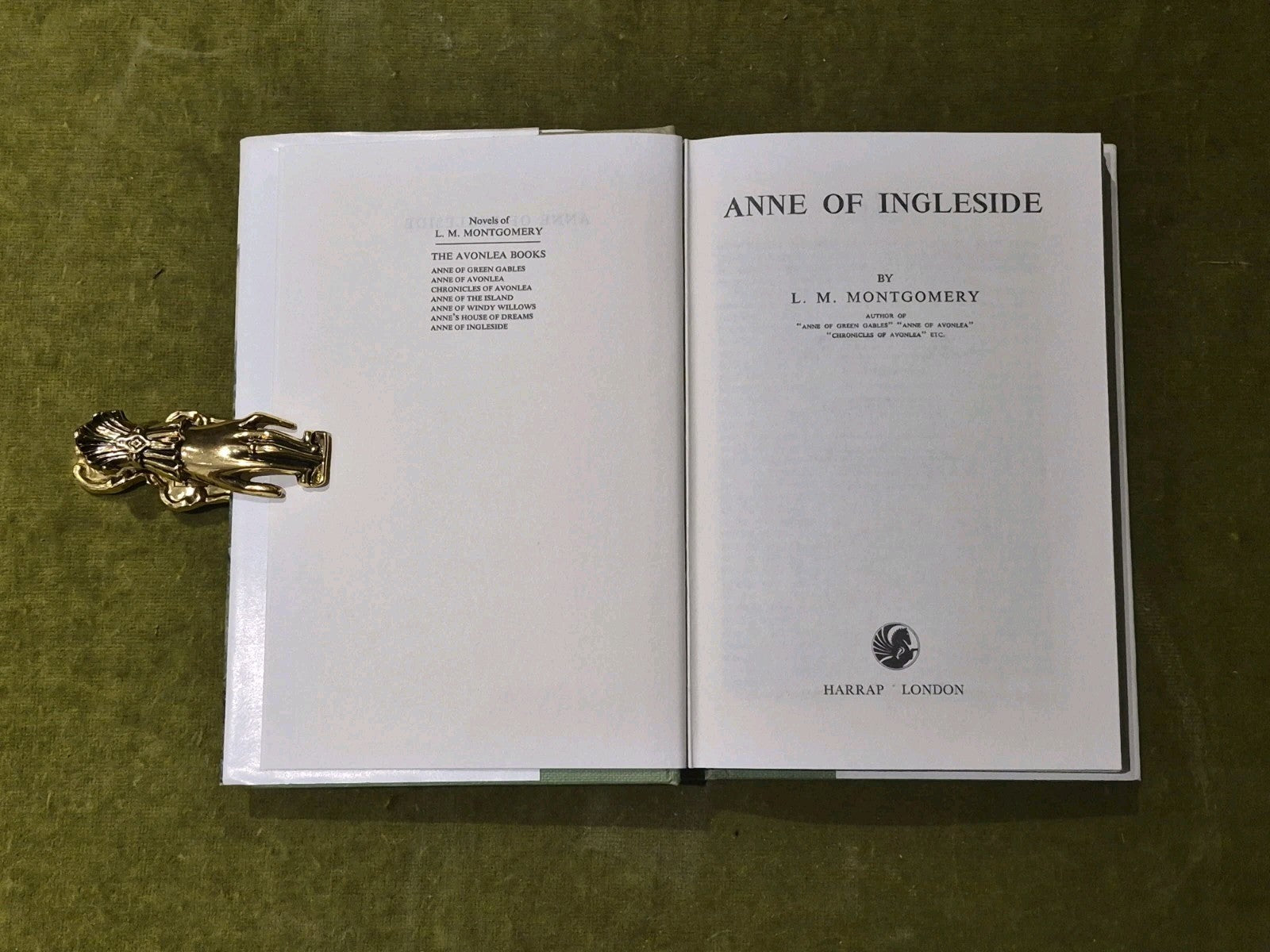 Anne of Green Gables - Full set of 6 +Chronicles - L M Montgomery , Harrap HB DJ5
