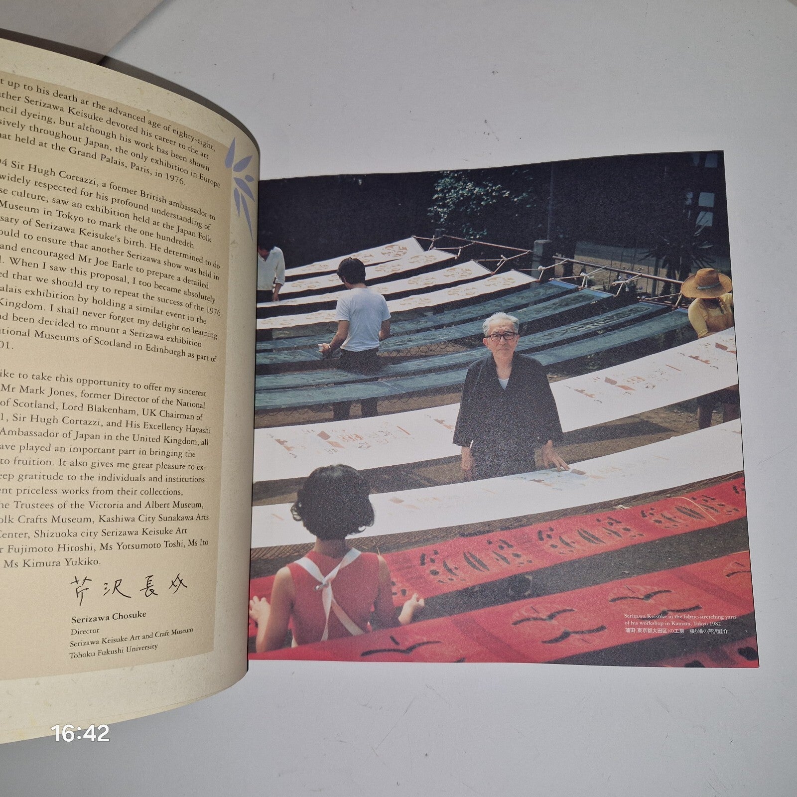 SERIZAWA Master of Japanese Textile Design. National Museum Of Scotland 20016