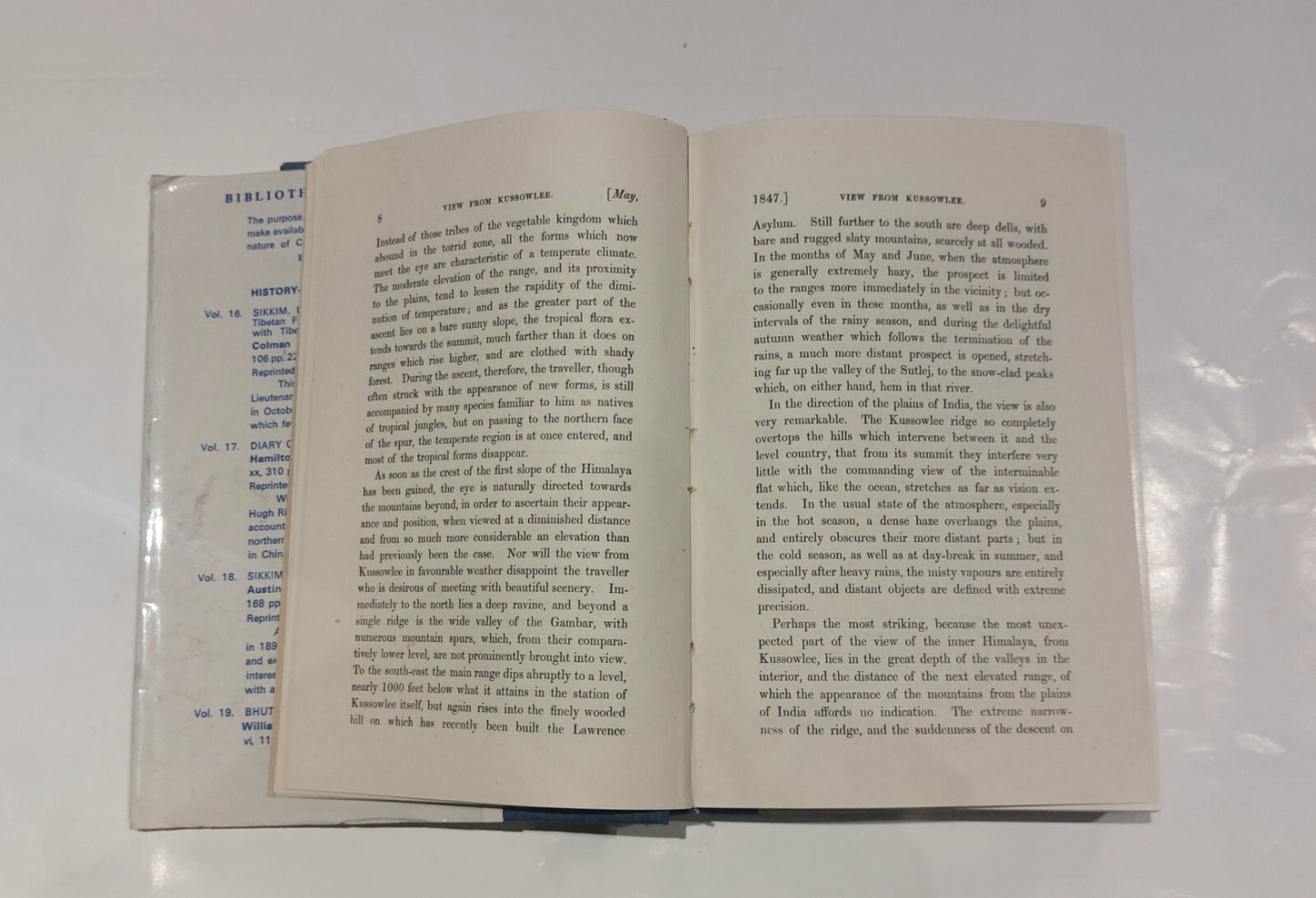 Western Himalaya and Tibet, Thomas Thomson (1979) Book6