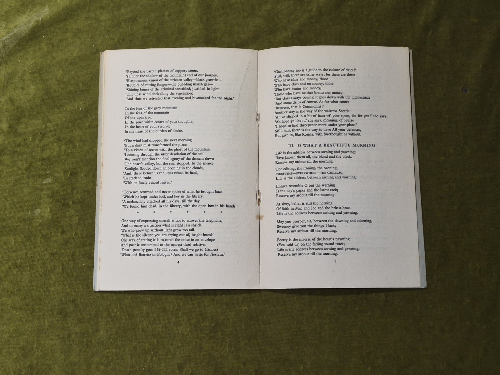 Natarajah : A Poem for T S Eliot's 60th Birthday by Tambimuttu 1948 PB5