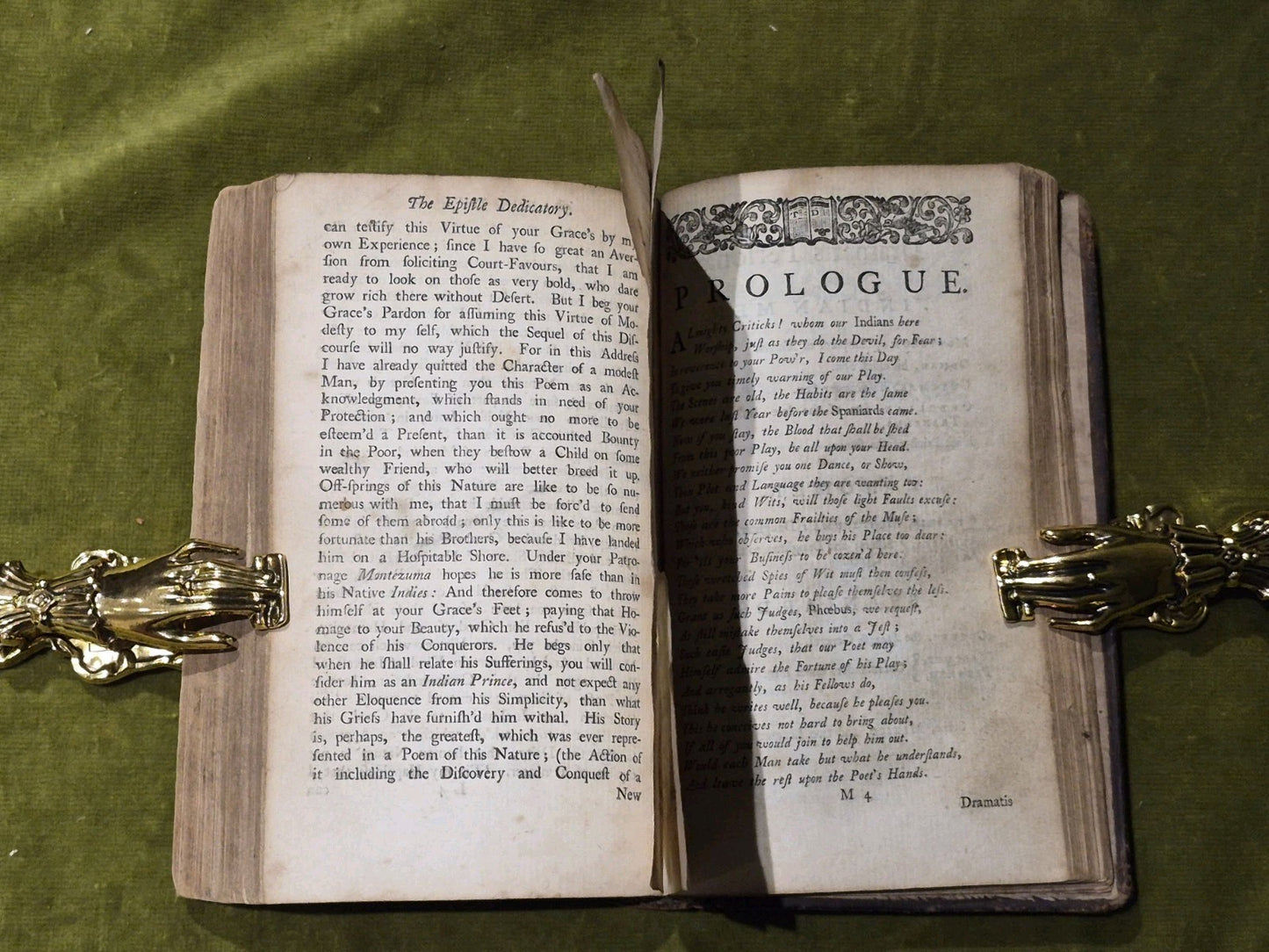 Dramatic Works by John Dryden 1735 Wild Gallant Rival Ladies Indian Queen & Empr7
