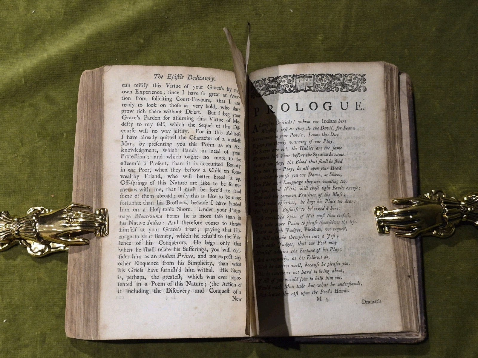 Dramatic Works by John Dryden 1735 Wild Gallant Rival Ladies Indian Queen & Empr7