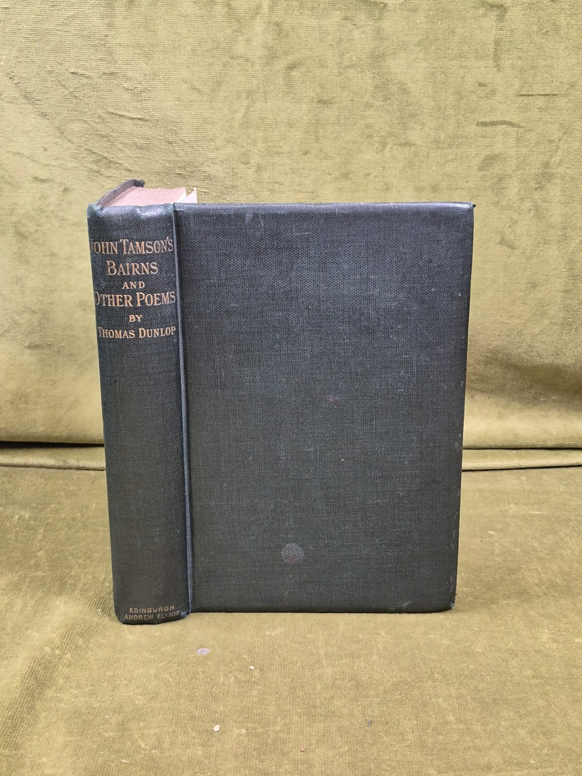 JOHN TAMSON'S BAIRNS & Other POEMS 1897  Thomas Dunlop  - Jock Thomsons Bairns -0