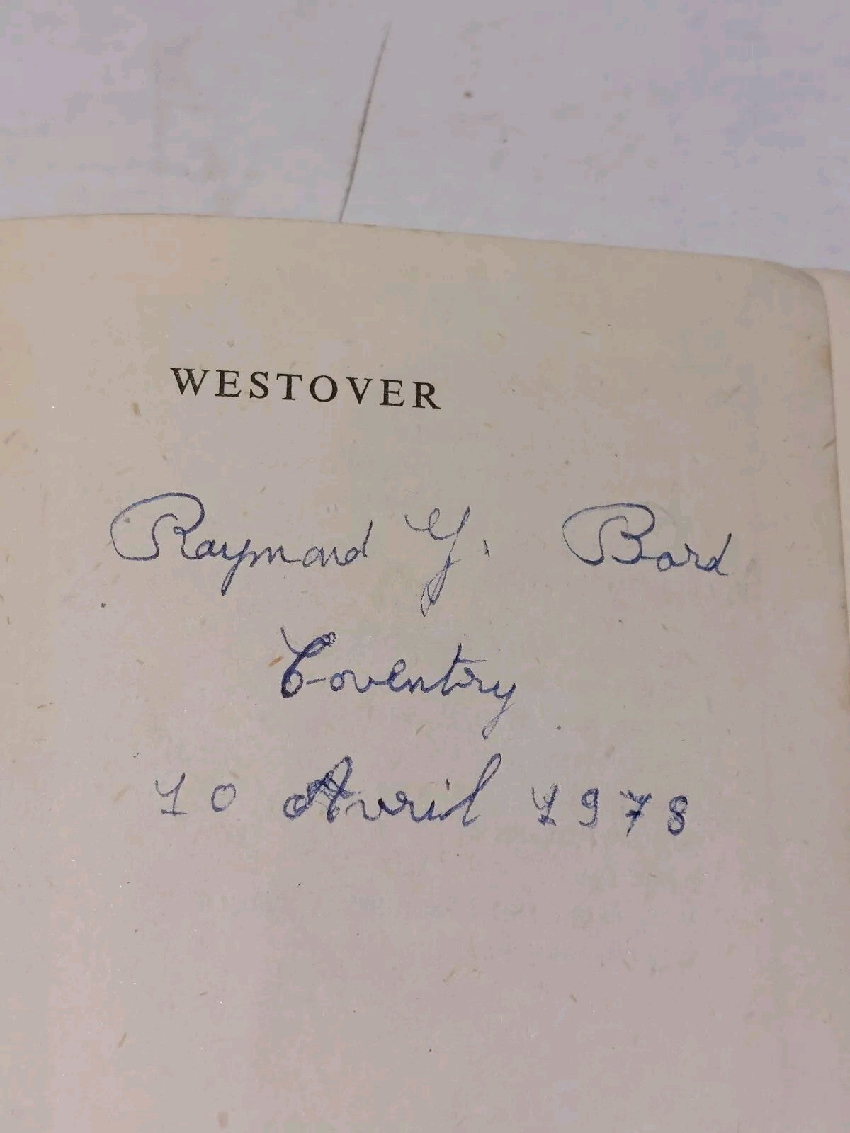 Westover By Richmal Crompton, Hutchinson & Co, 1st Edition W/ Dj4