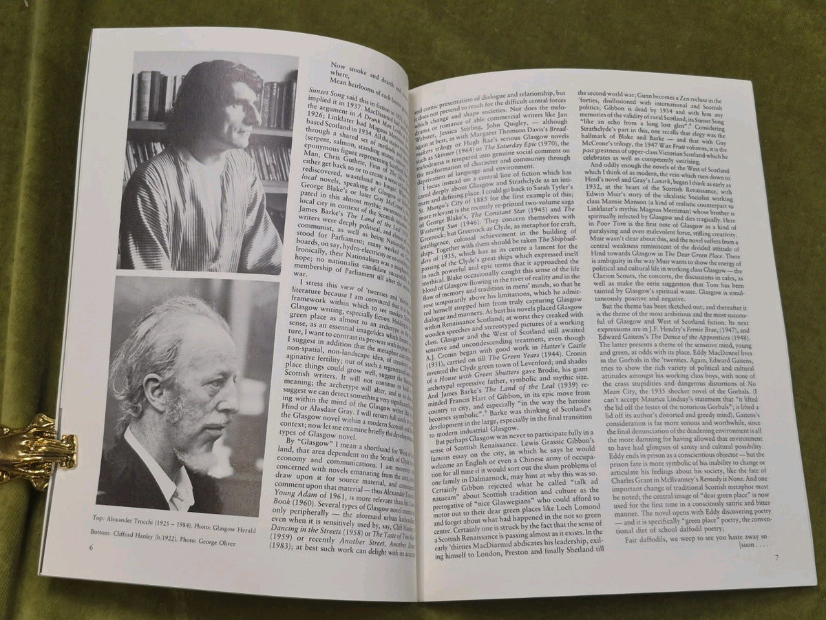 Dear Green Place? The Novel in the West of Scotland Douglas Gifford 19853