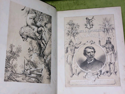 c1880 Life And Explorations Of Dr Livingstone Illustrated Tinted Lithographs6